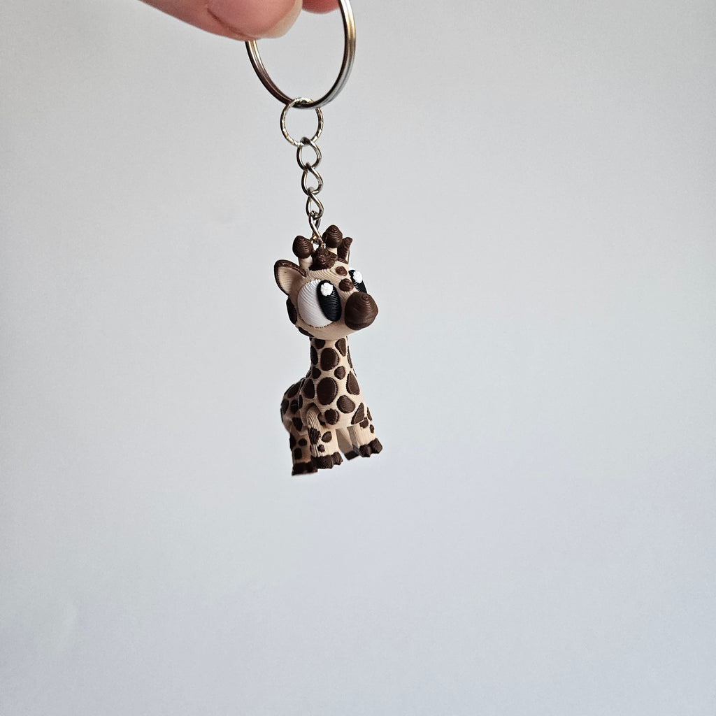 Bewegliche Giraffe – Schlüsselanhänger