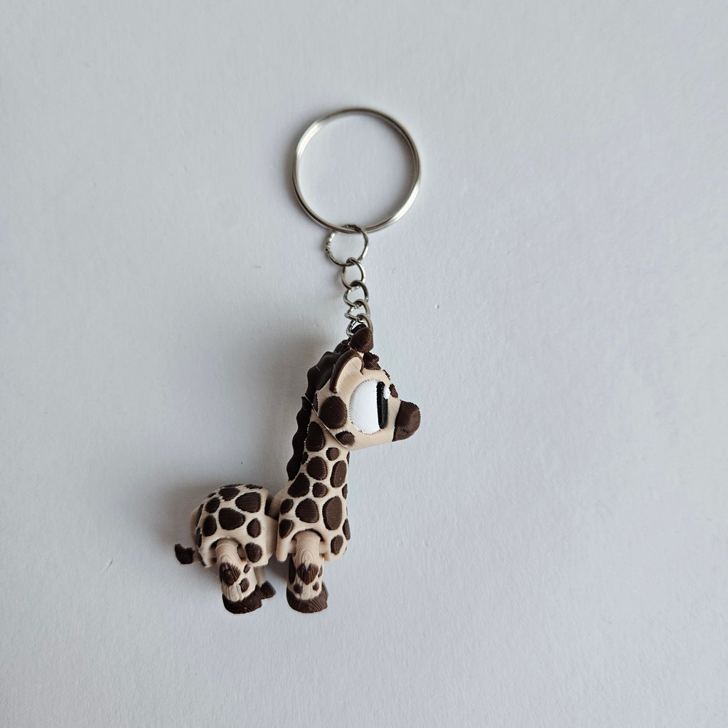 Bewegliche Giraffe – Schlüsselanhänger