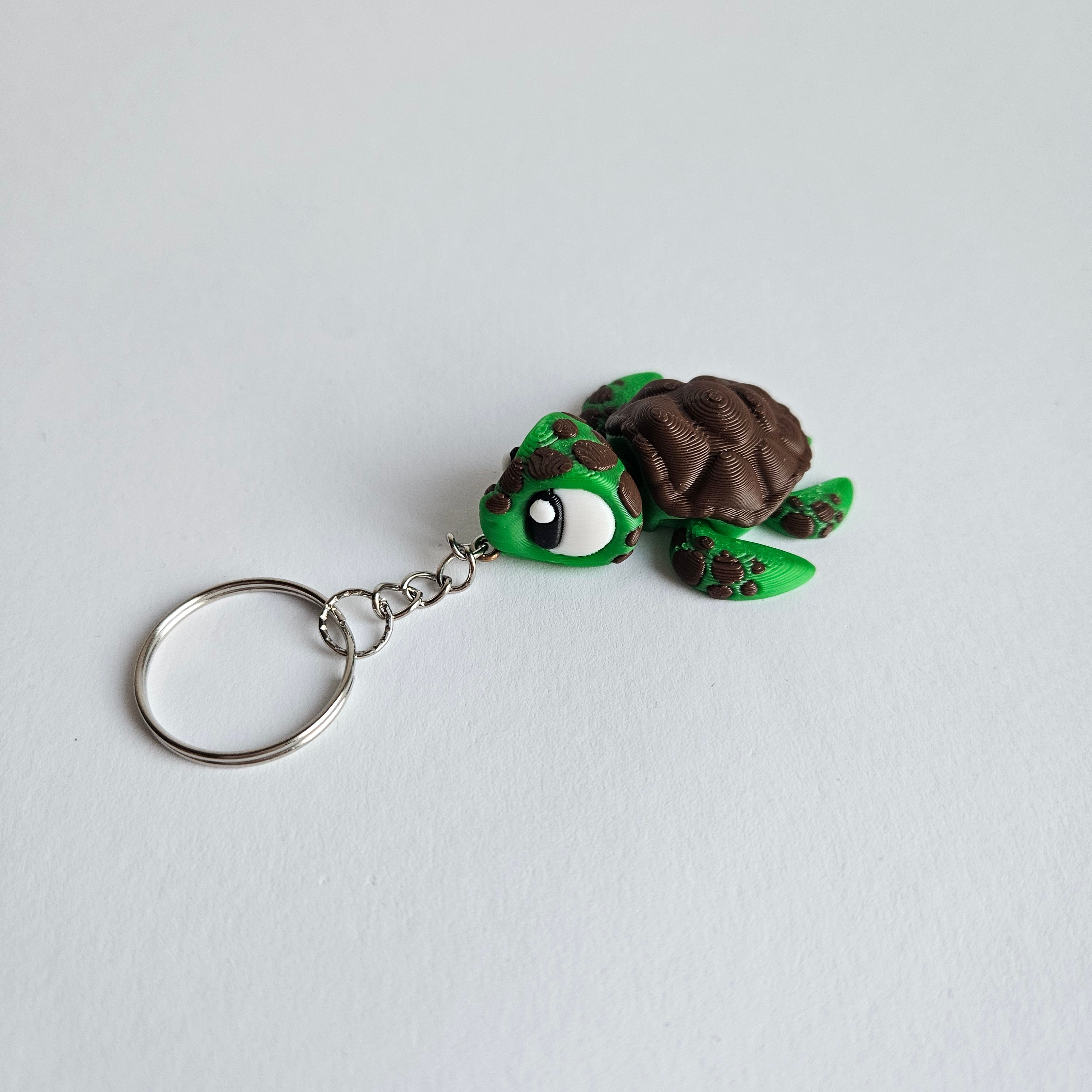 Bewegliche Schildkröte – Schlüsselanhänger